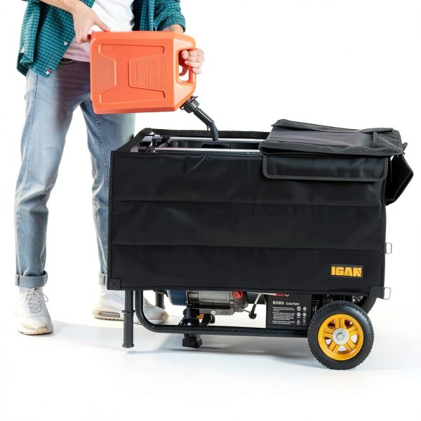 IGAN Waterproof Generator Cover Black Standard-5