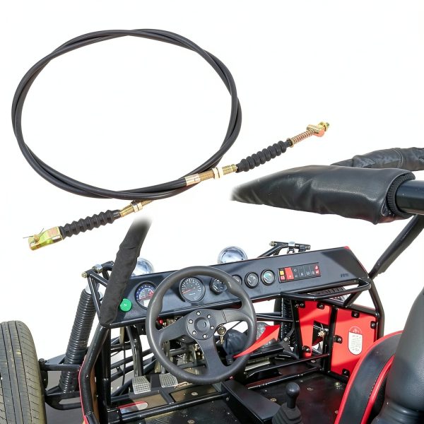 MOTOQUEEN Clutch Cable Premium Polished Design-1