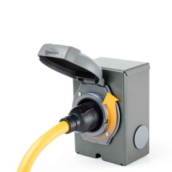 Kanayu 30A Generator Transfer Switch Cord Yellow-3