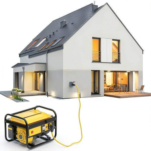 Kanayu 30A Generator Transfer Switch Cord Yellow-2