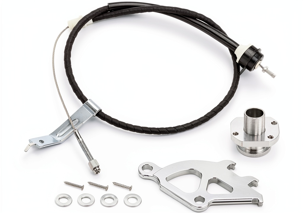 'Clutch Cable Kit components'