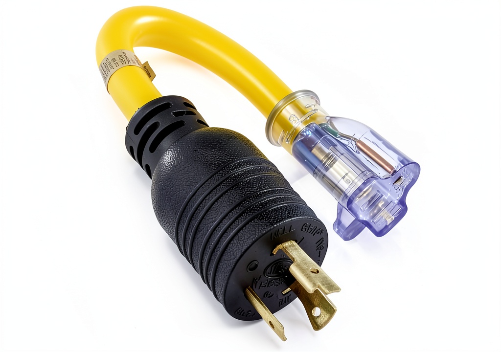 Conntek L5-20P to 5-15/20R Generator Cord