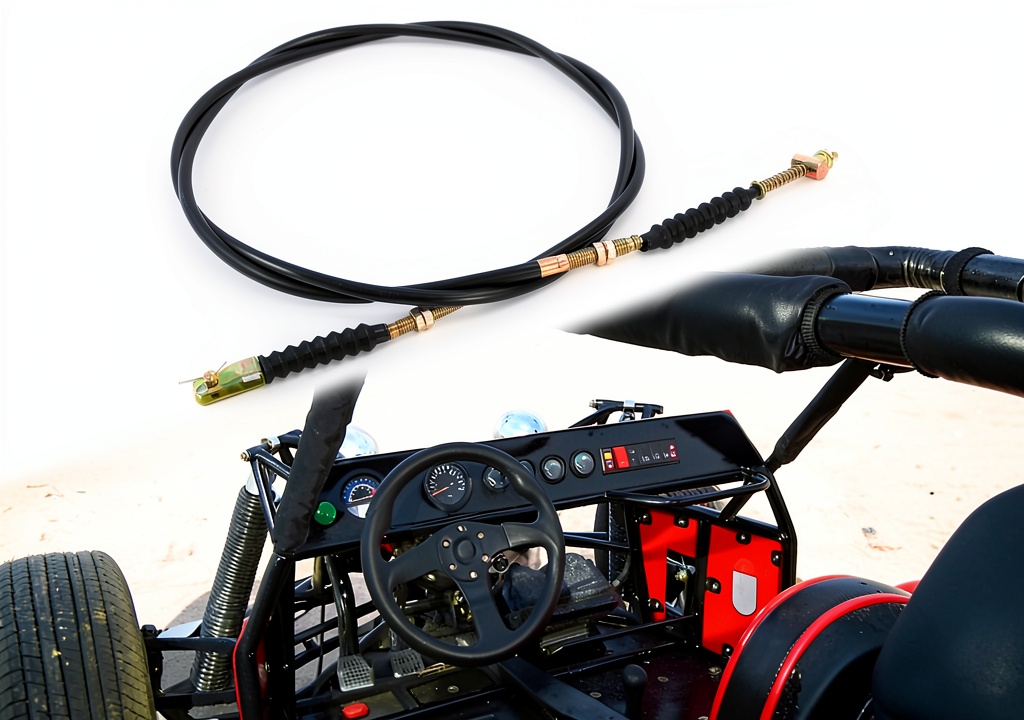 Installing MOTOQUEEN clutch cable on a Sand Viper motorcycle