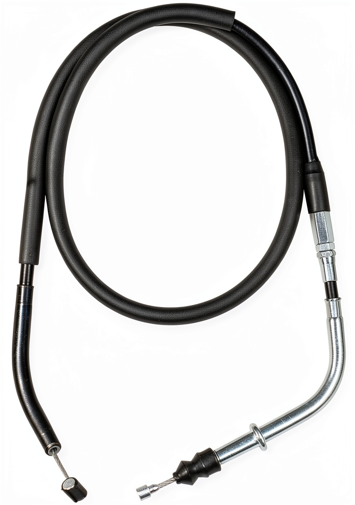 MotoMaster clutch cable installed on a Kawasaki ER-6n