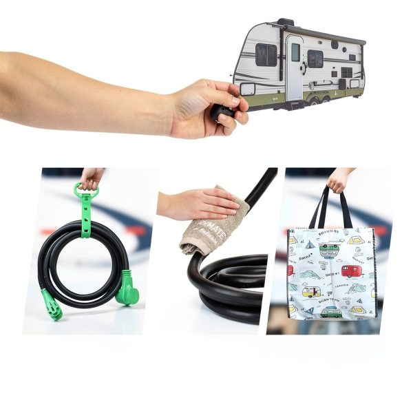 50A Standard Extension Cord by RVMATE Patio Generator Cords-6