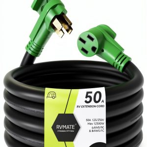 50A Standard Extension Cord by RVMATE Patio Generator Cords-0