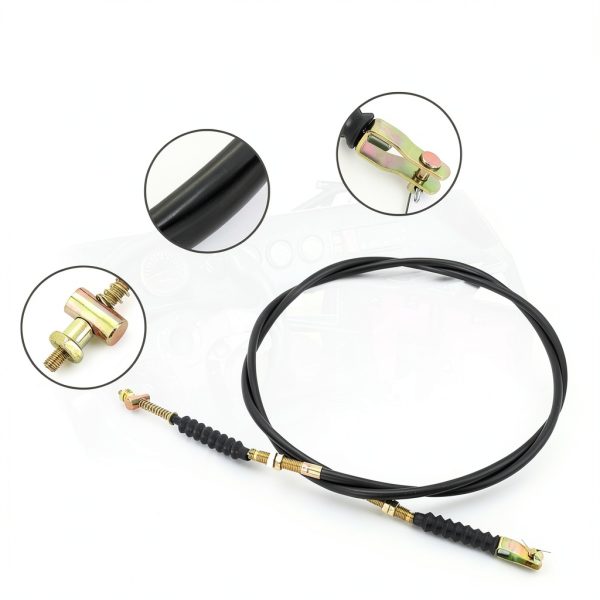 MOTOQUEEN Clutch Cable Premium Polished Design-3