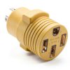 MECMO L14-30P to 14-50R Adapter 30A 125V 3750W-7
