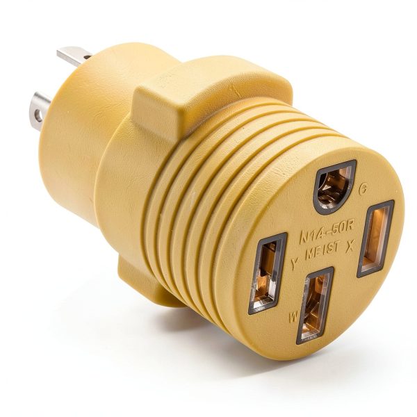 MECMO L14-30P to 14-50R Adapter 30A 125V 3750W-7