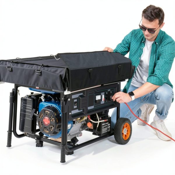 IGAN Waterproof Generator Cover Black Standard-4