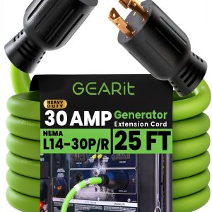 GEARit Generator Extension Cord Green 25 Feet-0