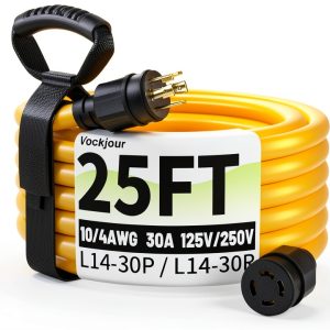 Yellow 15FT Generator Cord by Vockjour Patio-0