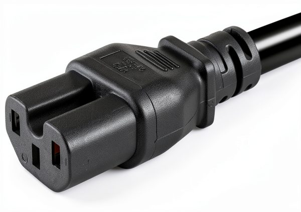 Monoprice IEC C15 Power Cord Black 6ft Generator-3