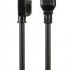 Monoprice IEC C15 Power Cord Black 6ft Generator-1