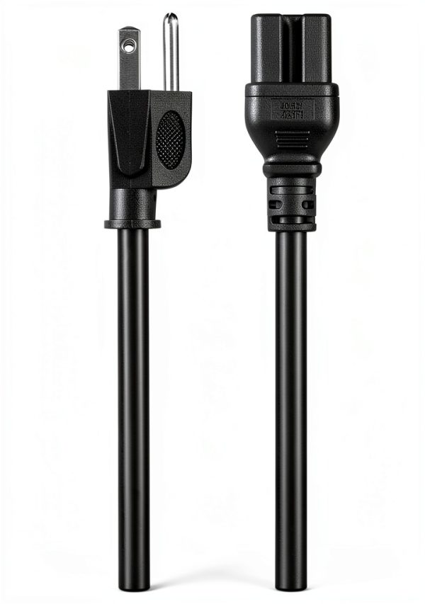Monoprice IEC C15 Power Cord Black 6ft Generator-1