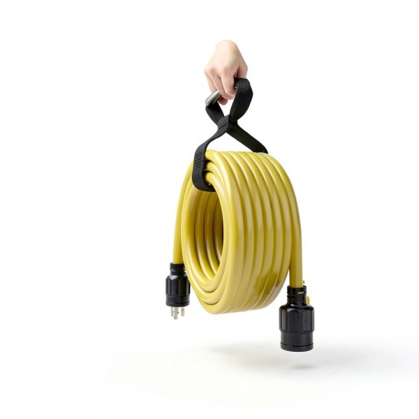 Yellow 15FT Generator Cord by Vockjour Patio-4