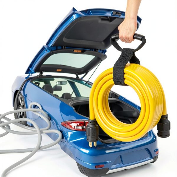 PlugSaf 50ft Yellow 4‑Prong Generator Cord L14‑30 PS‑50L14‑30-4