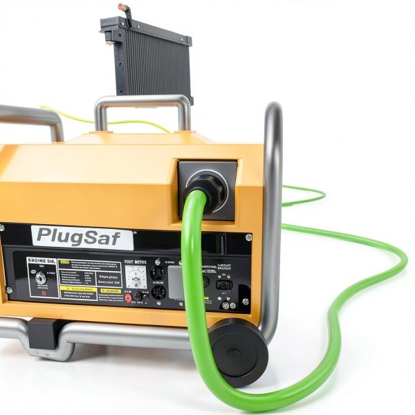 PlugSaf 30 Amp Generator Cord 10FT Green Weatherproof Twist-Lock-6