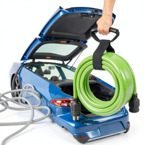 PlugSaf 30 Amp Generator Cord 10FT Green Weatherproof Twist-Lock-4