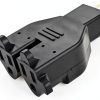 Two Outlet Female Connector Conntek RL-30104 Outdoor Plug U S 3 Prong-0