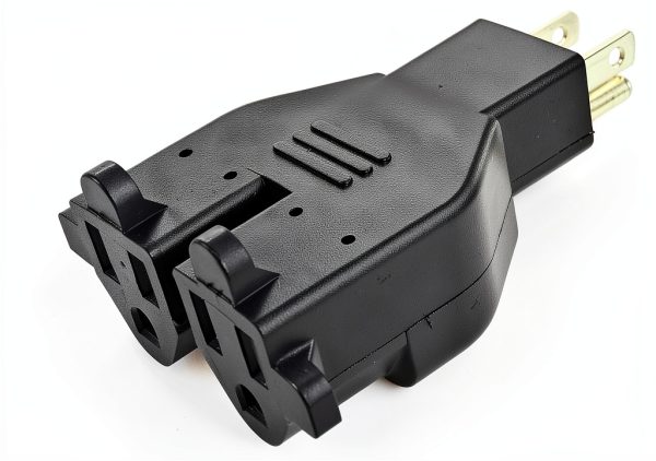 Two Outlet Female Connector Conntek RL-30104 Outdoor Plug U S 3 Prong-0
