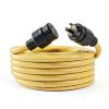 PlugSaf 50ft Yellow 4‑Prong Generator Cord L14‑30 PS‑50L14‑30-3