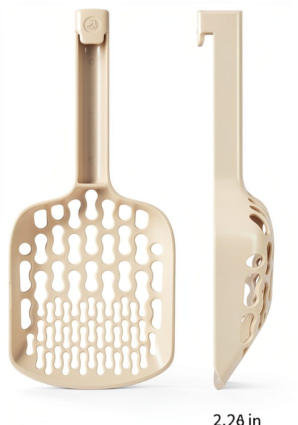 Lady N - Infinity Cat Litter Scoop: Easy Sifting with 8-Shaped Hole Design for Tofu Cat Litter and Clay Litter, Durable ABS Plastic Litter Scoop-4
