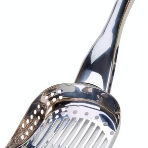 Stainless Steel Kitty Litter Scoop RSVP 4.75x2.5x11.25 Inch-0