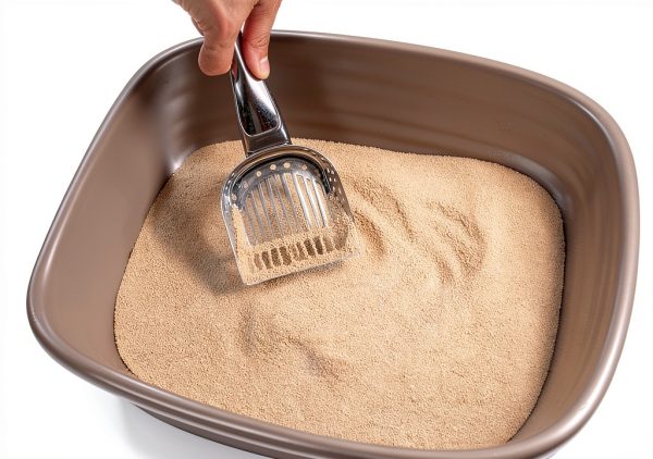 Stainless Steel Kitty Litter Scoop RSVP 4.75x2.5x11.25 Inch-1