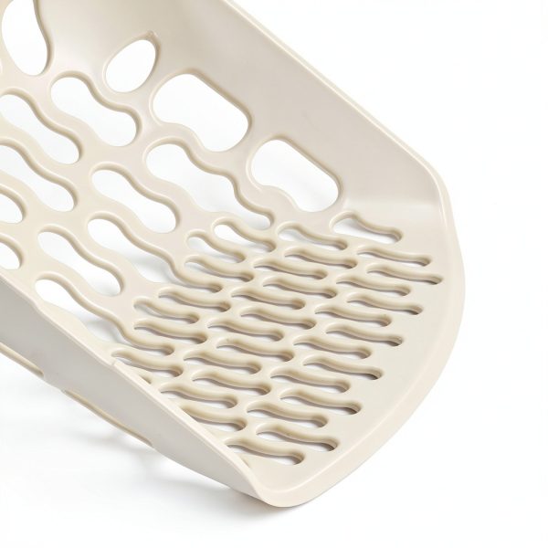Lady N - Infinity Cat Litter Scoop: Easy Sifting with 8-Shaped Hole Design for Tofu Cat Litter and Clay Litter, Durable ABS Plastic Litter Scoop-1