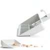Large Cat Litter Scoop, Heavy-Duty Litter Scoop with Dual Sifting Holes for Fast & Fine Clumping, Kitty Litter Scooper with Long Handle & Easy-to-Hang Hook for Litter Box-4