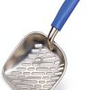 SunGrow Cat Litter Scoop Grey Ergonomic Metal Reduces Wrist Strain-0