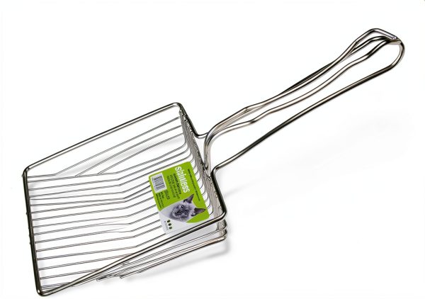 Cat Litter Scoop Van Ness EZ Sift Stainless Steel Dust-Reducing-2