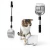 Cat Litter Scoop Depets Scooper with Deep Shovel Adjustable Handle-6
