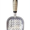 Petmate Metal Cat/Kitty Litter Scoop, Deep Shovel, Premium Non-Stick Large Scooper with Non-Slip Handle & Curved Design for Maximum Coverage-1