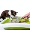 Cat Litter Scoop Apidgrowth Metal Long Handle Mesh Shovel Purple L-5