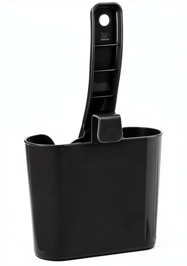 Amazon Basics Litter Scoop with Holder – Gray PP Plastic, 1 Count-3
