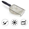 SunGrow Reptile Sand Scoop Stainless Steel Non Slip Handle 11×4×2 in-2