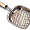 Petmate Metal Cat/Kitty Litter Scoop, Deep Shovel, Premium Non-Stick Large Scooper with Non-Slip Handle & Curved Design for Maximum Coverage-4