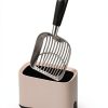 Heavy Duty Metal Cat Litter Scoop Holder Mess & Matter Speed Sifter-0
