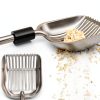 Cat Litter Scoop Depets Scooper with Deep Shovel Adjustable Handle-2