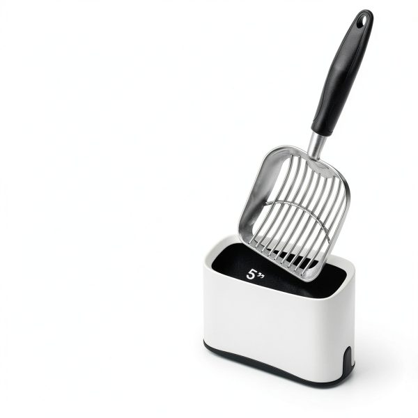 Heavy Duty Metal Cat Litter Scoop Holder Mess & Matter Speed Sifter-6