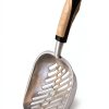 Petmate Metal Cat/Kitty Litter Scoop, Deep Shovel, Premium Non-Stick Large Scooper with Non-Slip Handle & Curved Design for Maximum Coverage-2