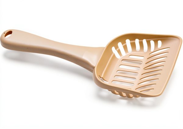 Petmate Litter Scoop for Cats, Large Size, Bleached Linen-1