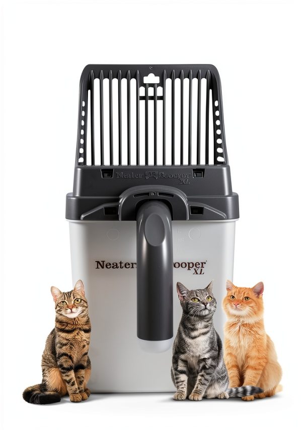 Neater Pet Brands Neater Scooper XL Cat Litter Scoop, 15 Refill Bags – Extra-Large Capacity Mess-Free Cat Litter Scooper with Bag for Large & Multiple Cats, Spill-Proof Litter Box Scooper with Holder-4