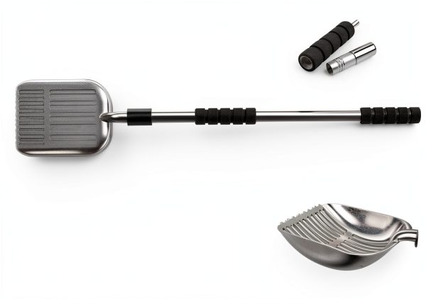 Cat Litter Scoop Depets Scooper with Deep Shovel Adjustable Handle-3