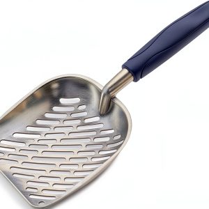 WePet Cat Litter Scoop Aluminum Alloy Deep Shovel with Blue Handle-0