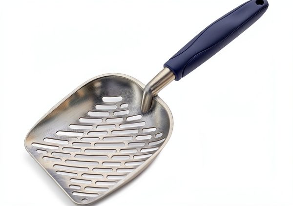WePet Cat Litter Scoop Aluminum Alloy Deep Shovel with Blue Handle-0