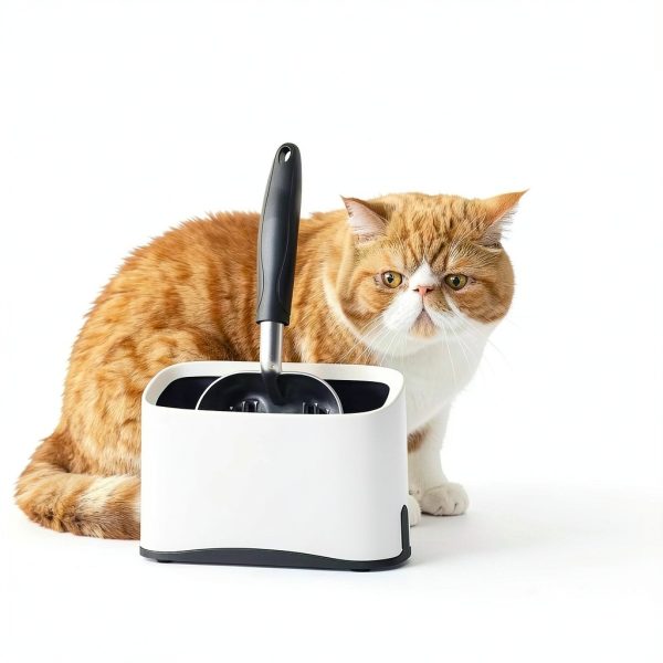 Heavy Duty Metal Cat Litter Scoop Holder Mess & Matter Speed Sifter-7