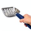 WePet Cat Litter Scoop Aluminum Alloy Deep Shovel with Blue Handle-2